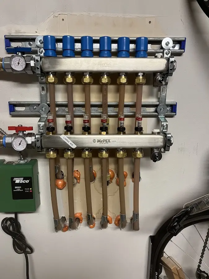 Plumber performing Leak Detection at a residential property in DeRidder